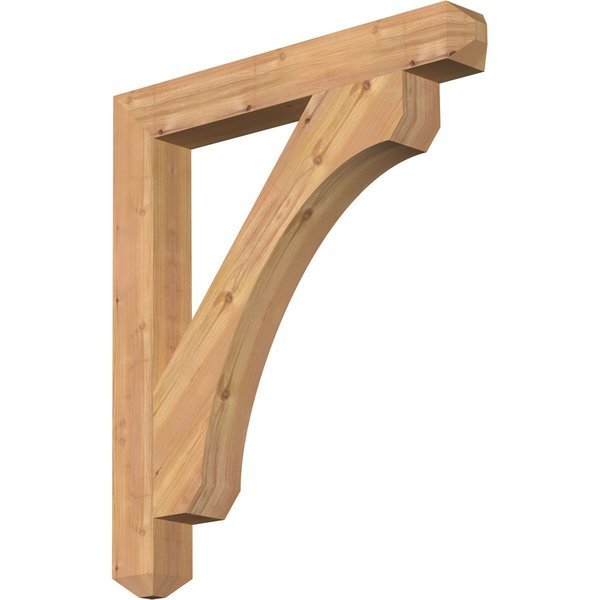 Legacy Craftsman Smooth Bracket, Western Red Cedar, 3 1/2